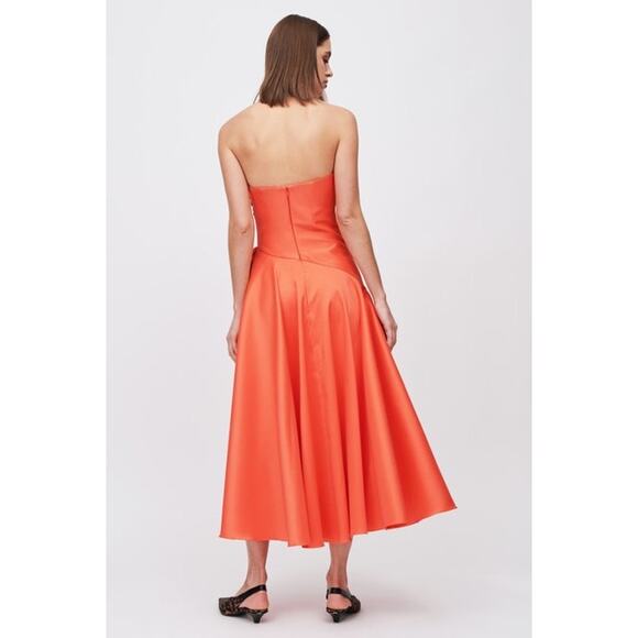 Badgley Mischka The Perfect Ruched Strapless Dress US8 - Picture 4 of 9